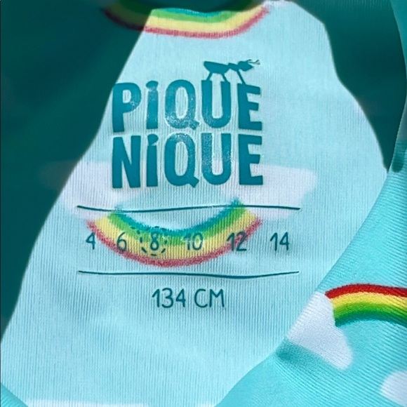 Blue and Yellow Rashguard Swim Set - Picture 4 of 5